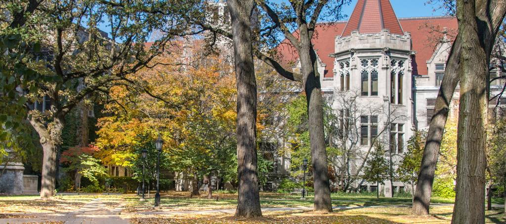 UChicago campus in Fall